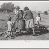 Water supply, American River camp, California, San Joaquin Valley