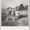 Water supply. Migratory camp for cotton pickers. San Joaquin Valley, California. American River camp