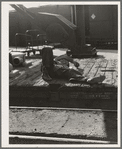 Scene in railroad yard, Sacramento, California. 1936