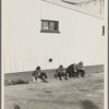 On the sun side of the shed. Transient men, San Francisco, California