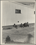On the sun side of the shed. Transient men, San Francisco, California