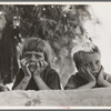 Children of Oklahoma drought refugee in migratory camp in California