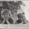 Children of Oklahoma drought refugee in migratory camp in California
