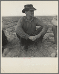 Migrant agricultural worker. Near Holtville, California