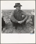 Migrant agricultural worker. Near Holtville, California
