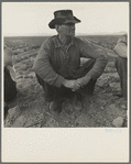 Migrant agricultural worker. Near Holtville, California
