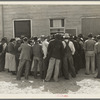 Waiting for relief checks. Calipatria, California