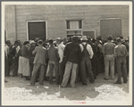 Waiting for relief checks. Calipatria, California