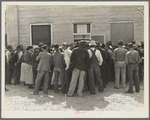 Waiting for relief checks. Calipatria, California