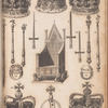 Ancient coronation chair and regalia of England