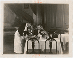 Herman Mankiewicz serving Ben Hecht for publicity related to the motion picture Million Dollar Legs [?]