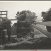 Threshing oats, Clayton, Indiana. July 1936