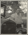 Oklahoma migrant, Texas. An example of how they fall between the relief agencies. The father, aged thirty-five, is an intelligent fellow, a painter by trade. Advanced tuberculosis, victim of an occupational disease. ...