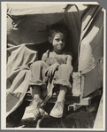 Child of an impoverished family from Iowa stranded in New Mexico