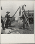 Weighing cotton near Robstown, Texas