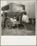 Migrant family's car near Brownsville, Texas