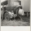 Migrant family's car near Brownsville, Texas