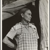 Migratory woman, Greek, living in a cotton camp near Exeter, California