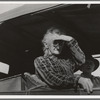 Eighty year old woman living in squatters' camp on the outskirts of Bakersfield, California. "If you lose your pluck you lose the most there is in you - all you've got to live with"