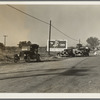 Three carloads of Mexicans headed for the Imperial Valley to harvest peas. Near Bakersfield, California