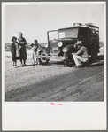 Drought refugee family from McAlester, Oklahoma. Arrived in California October 1936 to join the cotton harvest. Near Tulare, California