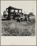 Depression refugee family from Tulsa, Oklahoma. Arrived in California June 1936. Mother and three half-grown children; no father ...