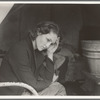 Daughter of migrant Tennessee coal miner. Living in American River camp near Sacramento, California