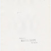 Keysheet for the stage production Follies