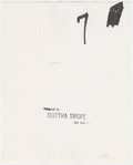 Keysheet for the stage production Follies