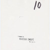 Keysheet for the stage production Follies