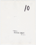 Keysheet for the stage production Follies