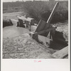 Irrigation ditch alongside the road. Imperial Valley, California