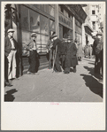 "Skid Row." Howard Street, the street of the unemployed in San Francisco, California
