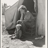 Eighteen year-old mother from Oklahoma, now a California migrant