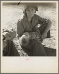 Young Oklahoma mother, age 18, penniless in California. Imperial Valley. 1937