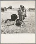 Laundry facilities in migratory labor camp. Imperial Valley, California, near Calipatria