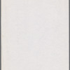 Handwritten note with stick figures and directions for Merce Cunningham's Pictures