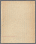 Handwritten list of timings for Merce Cunningham's Summerspace