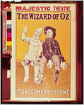 Poster of Montgomery and Stone promoting the stage production The Wizard of Oz