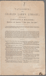 Catalogue of Charles Lamb's library 
