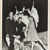 Tom Fisher, Ruth Page, Jane Bockman, and Kenneth Johnson on the set of Page's Triumph of Chastity in Chicago