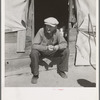Tubercular migrant in a potato pickers' camp. Kern County, California