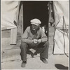 Tubercular migrant in a potato pickers' camp. Kern County, California