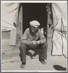 Tubercular migrant in a potato pickers' camp. Kern County, California