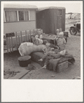 Children from Chickasaw, Oklahoma, in a potato pickers' camp near Shafter, California