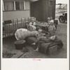 Children from Chickasaw, Oklahoma, in a potato pickers' camp near Shafter, California