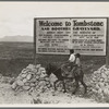 Sign entering Tombstone, Arizona