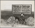 Sign entering Tombstone, Arizona