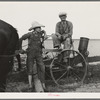 Farmer and son near Stanton, Texas. Haven't made a crop of cotton since 1932