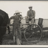 Farmer and son near Stanton, Texas. Haven't made a crop of cotton since 1932